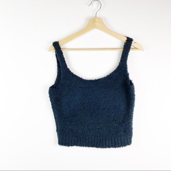 SKIMS Tops - Skims Cozy Knit Tank Black L/XL